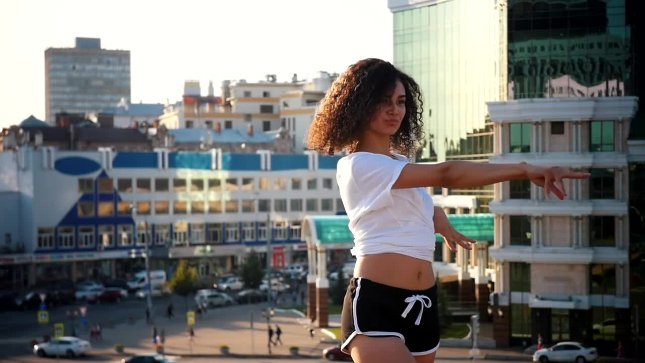 Stock Video Contemporary Dancer Doing Dance Steps Live Wallpaper For PC - Free Download