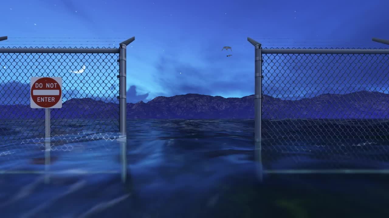 Free Stock Video Restricted Area In Sea Dream Concept Live Wallpaper - Free Download