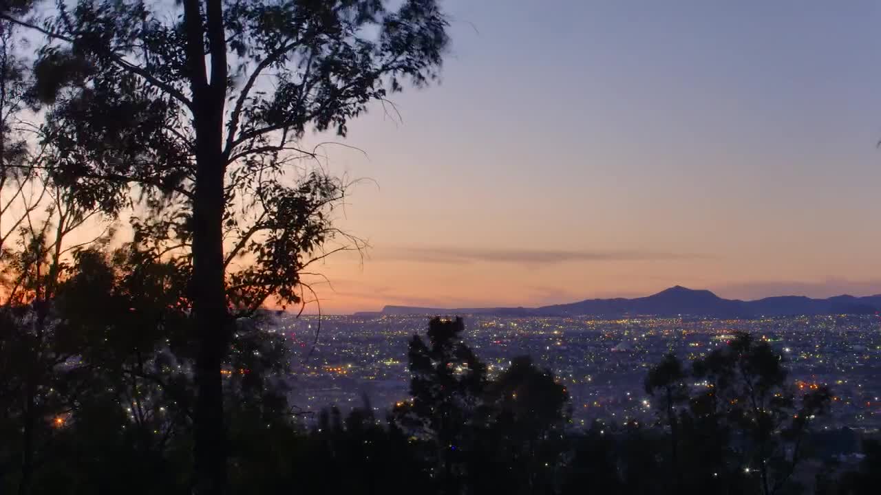 Free Video Stock time lapse of a small town at night Live Wallpaper - Free Download