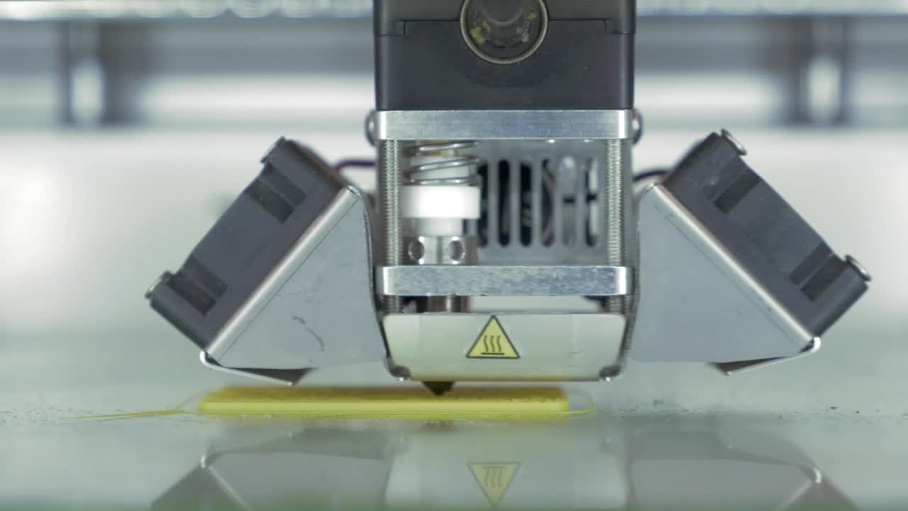 Stock Video Industrial D Printing Animated Wallpaper - Free Download