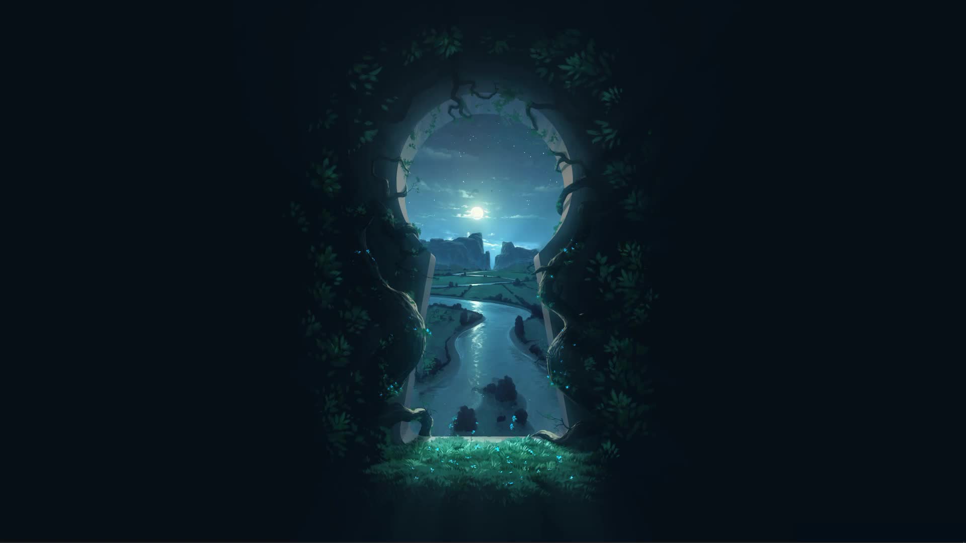Sealed Fantasy Night World Live Wallpaper - Free Download