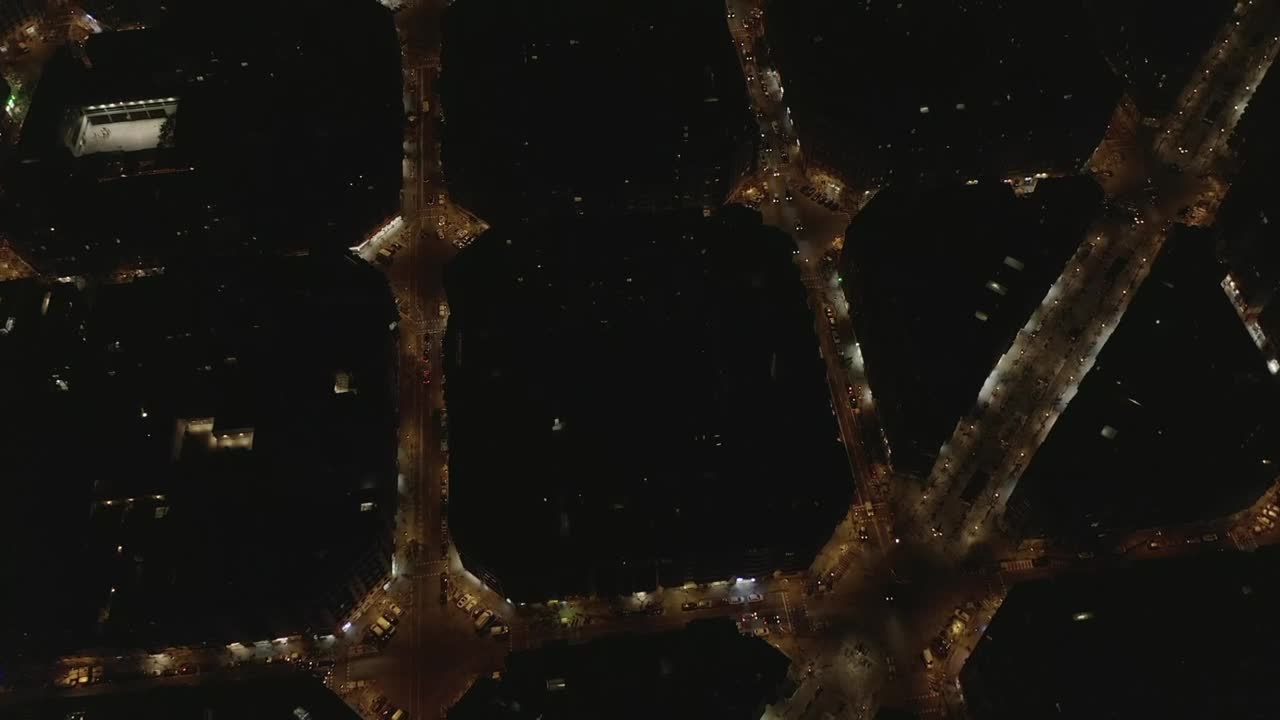 Stock Video Illuminated Avenues In The City Of Barcelona Animated Wallpaper - Free Download