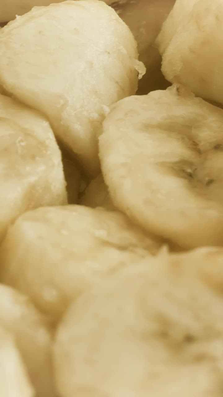 Free Video Stock Sliced Banana Live Wallpaper - Free Download