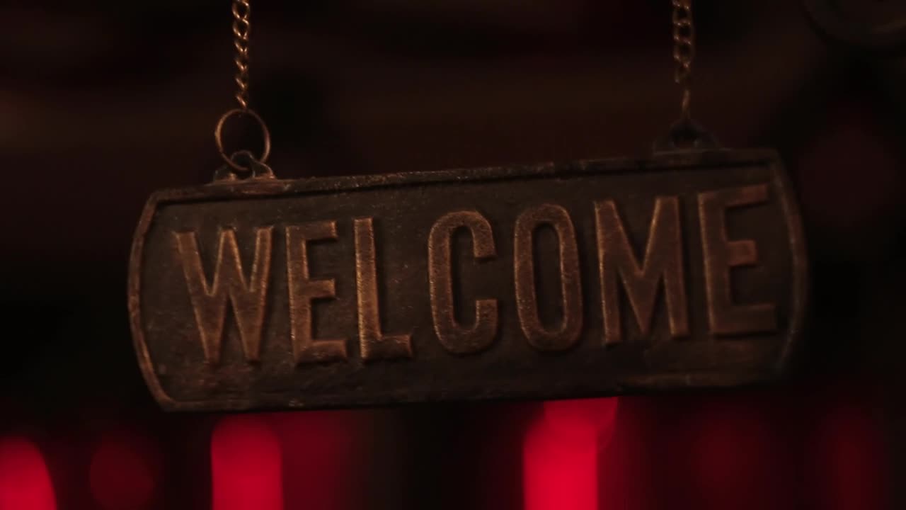 Stock Footage Welcome Sign Moving Live Wallpaper - Free Download
