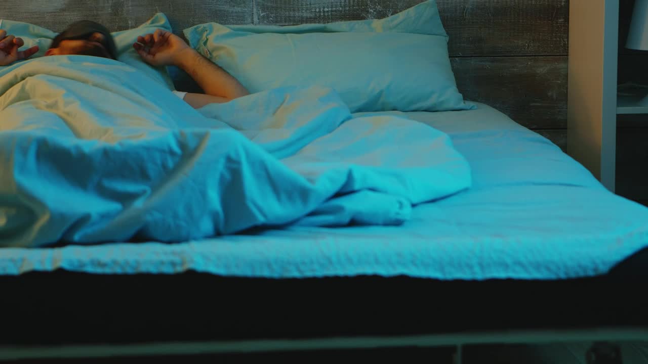 Stock Video Man Having A Nightmare Animated Wallpaper - Free Download