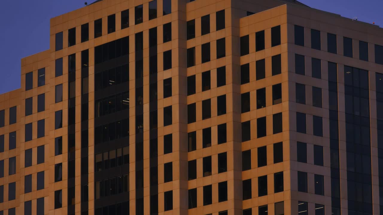 Stock Video Big Skyscraper From The Top In A Slow Going Down Live Wallpaper For PC - Free Download