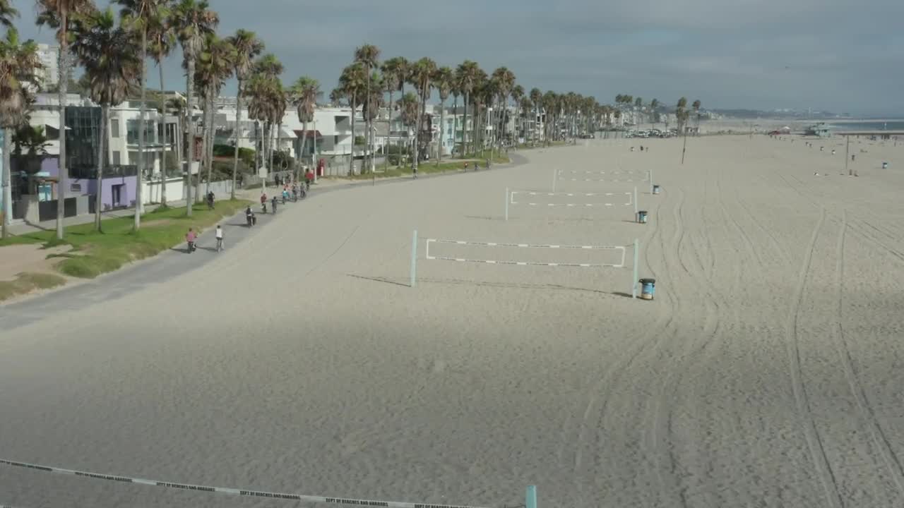 Stock Footage Volleyball Courts On The Beach Live Wallpaper - Free Download