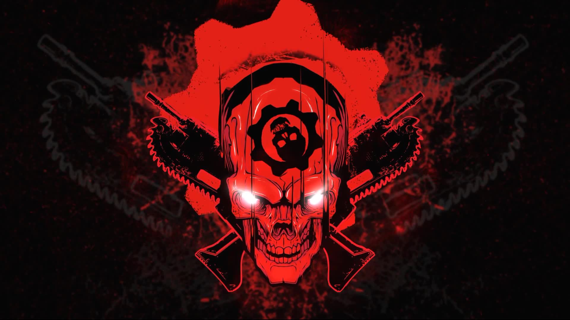 Gears  Of  War  Red  Skull  Live  Wallpaper - Free Download