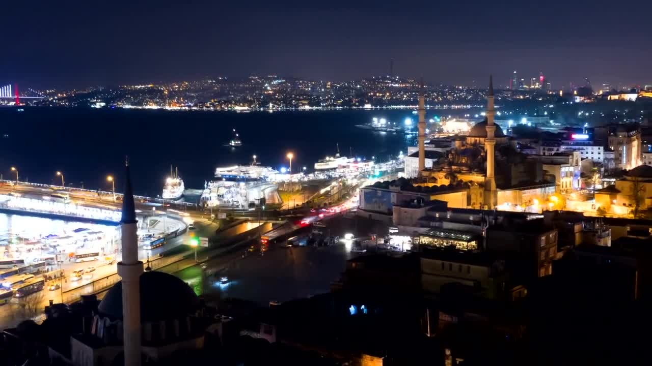 Free Video Stock towards the coast at night Live Wallpaper - Free Download