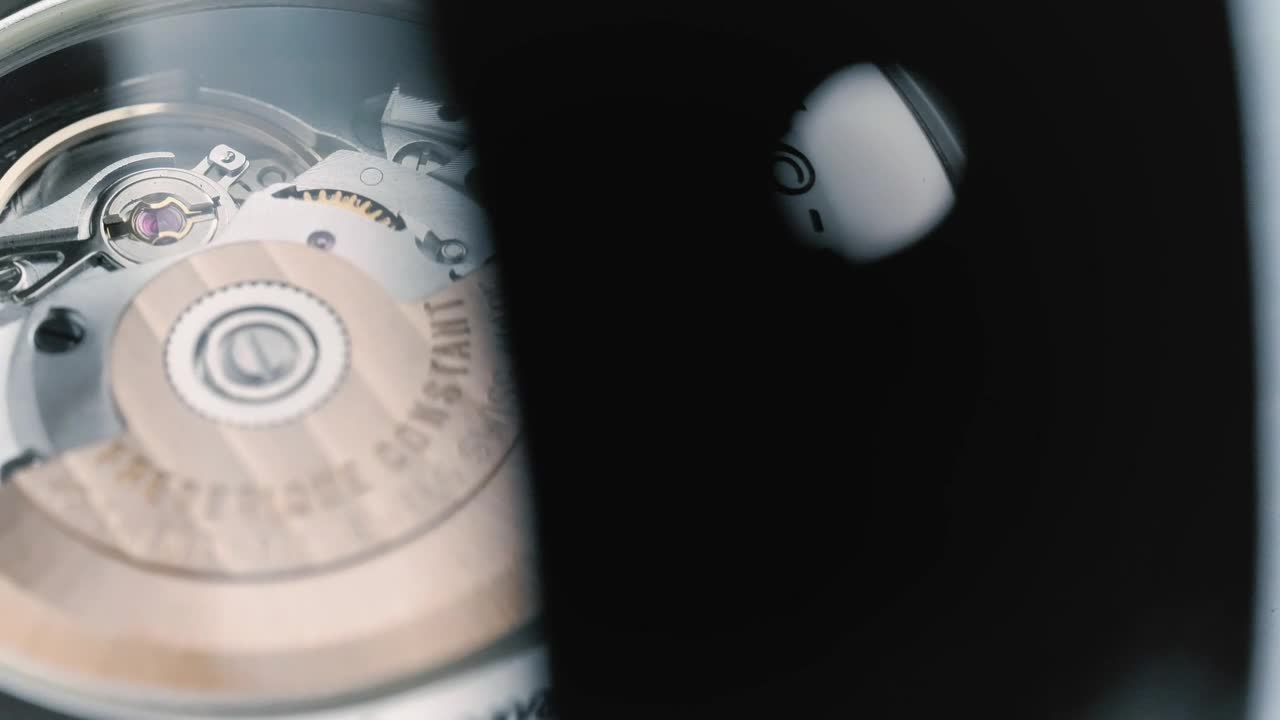 Stock Video Mechanism Of A Watch Through A Glas Animated Wallpaper - Free Download