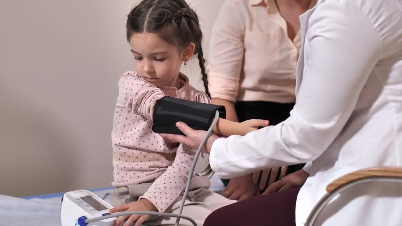 Stock Video Patient Having Their Blood Pressure Measured Live Wallpaper - Free Download