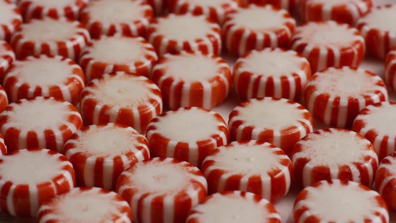 Stock Video Peppermint Candies Close Up Live Wallpaper - Free Download
