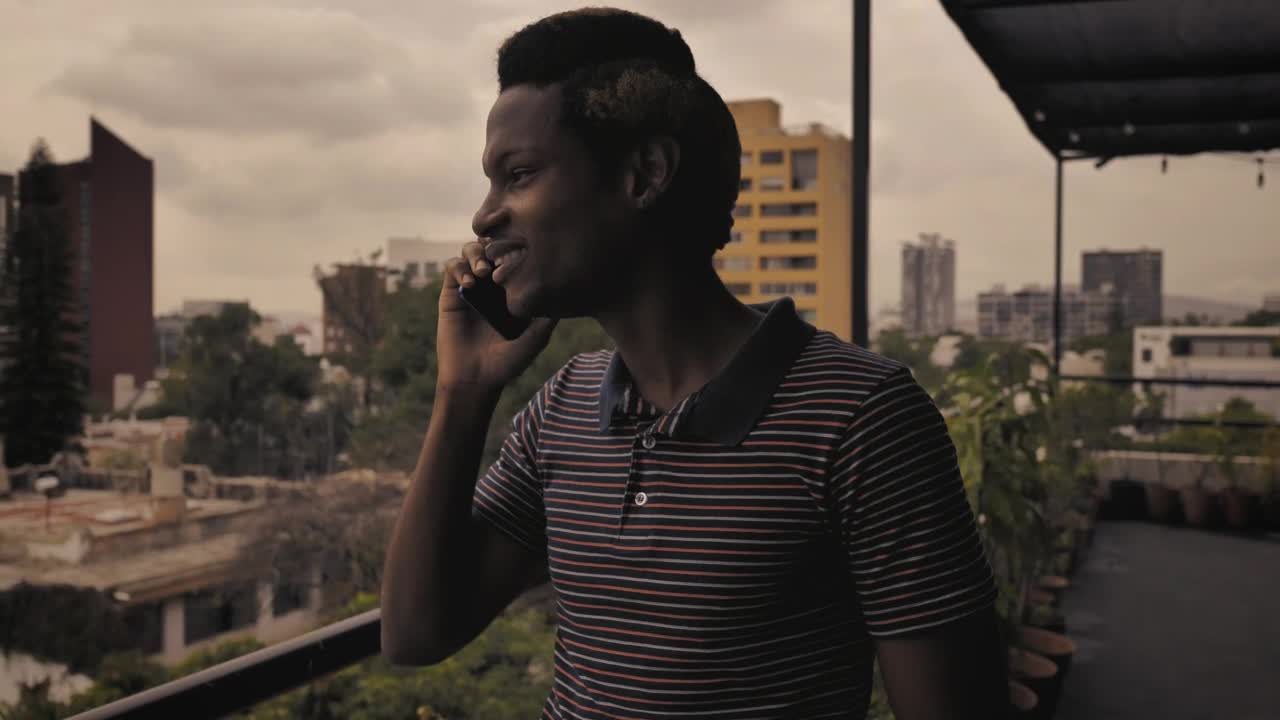 Stock Video Man Having A Nice Phone Call Animated Wallpaper - Free Download