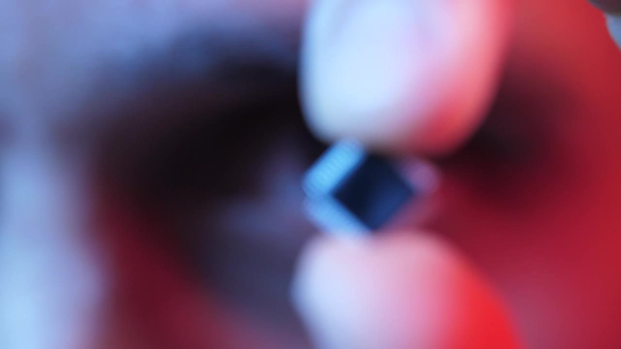 Video Stock Perspective Of A Small Microprocessor Live Wallpaper Free - Free Download
