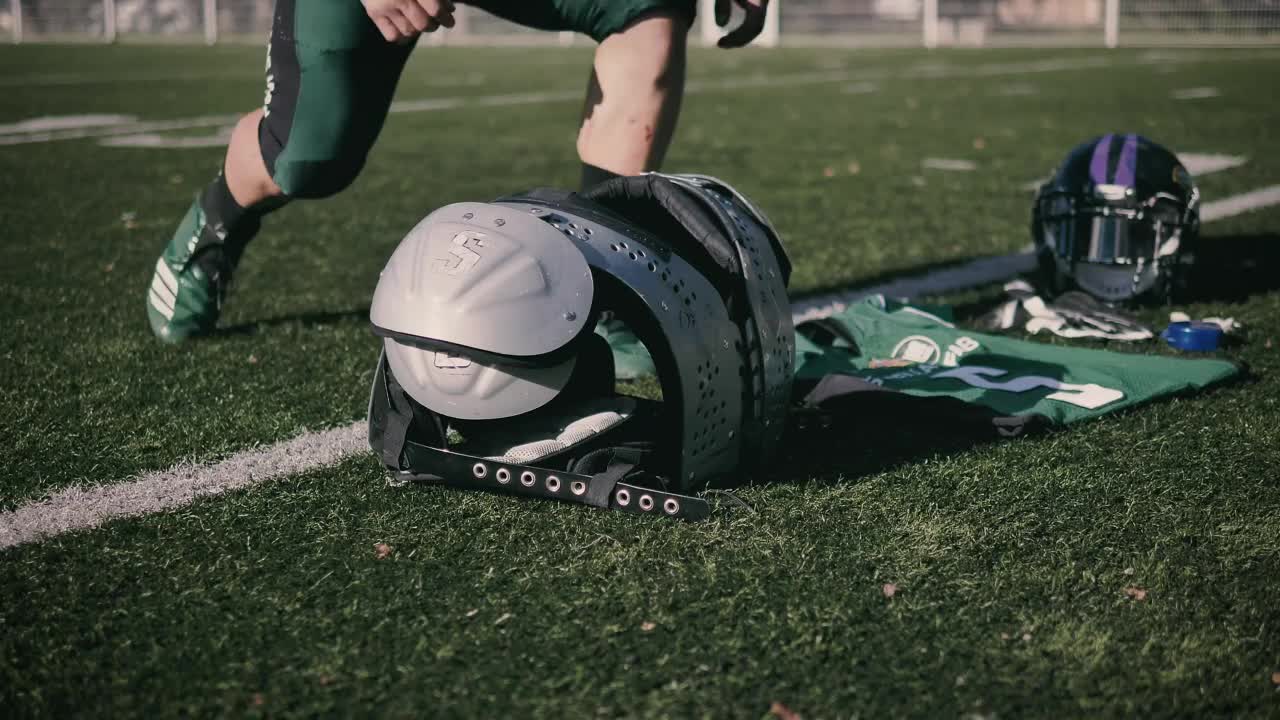 Stock Video Footballer Preparing His Uniform Live Wallpaper For PC - Free Download