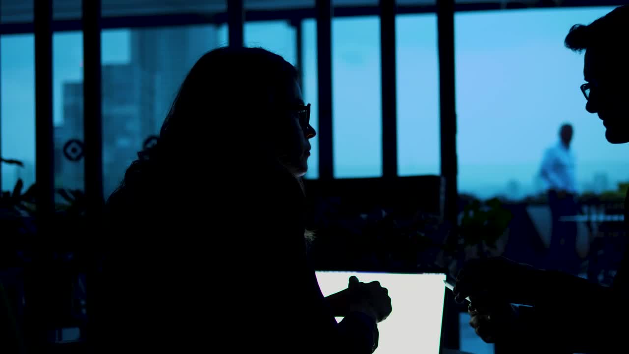 Stock Video Colleagues Talking On The Rooftop Live Wallpaper For PC - Free Download