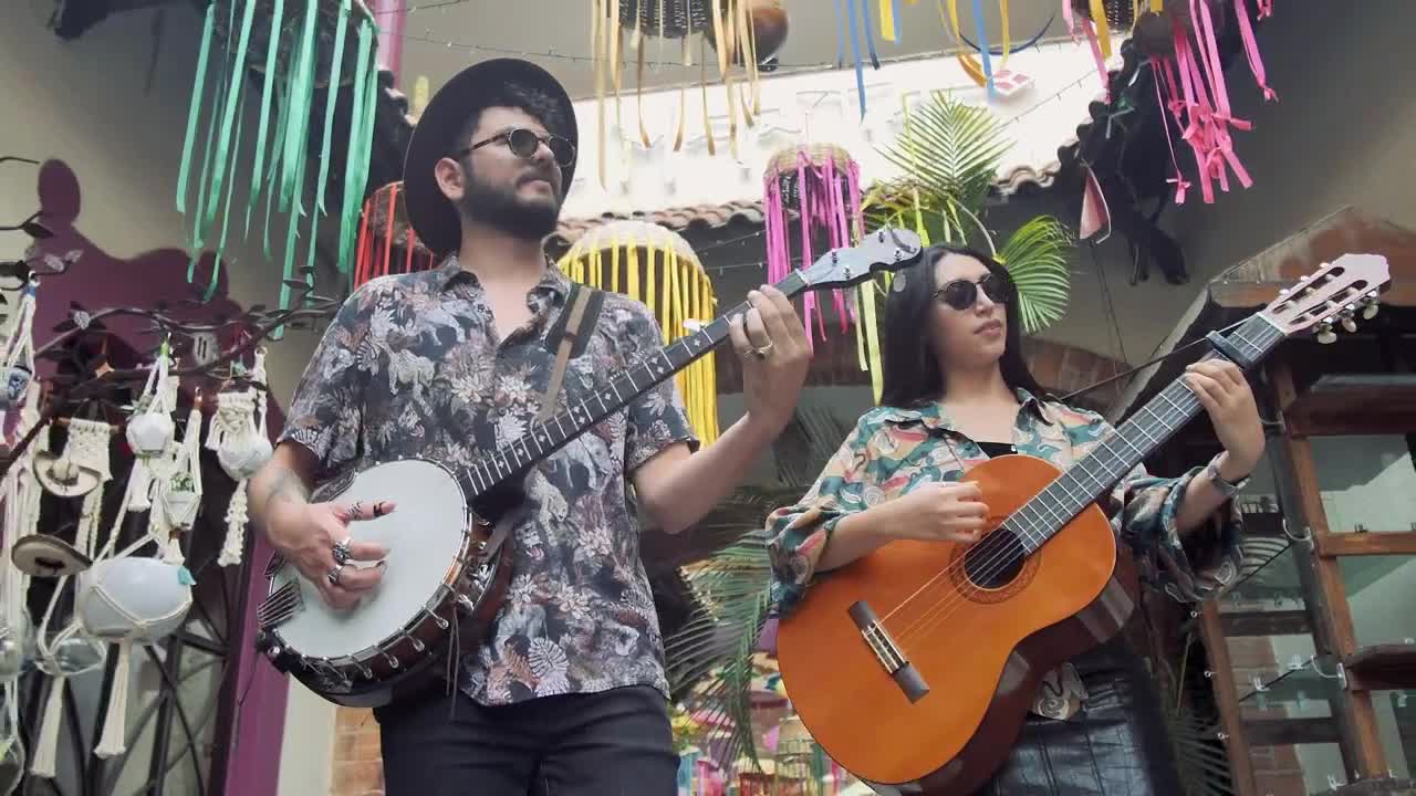 Stock Footage Urban Musicians Playing Music In The Hallways Of A Mexican Live Wallpaper - Free Download