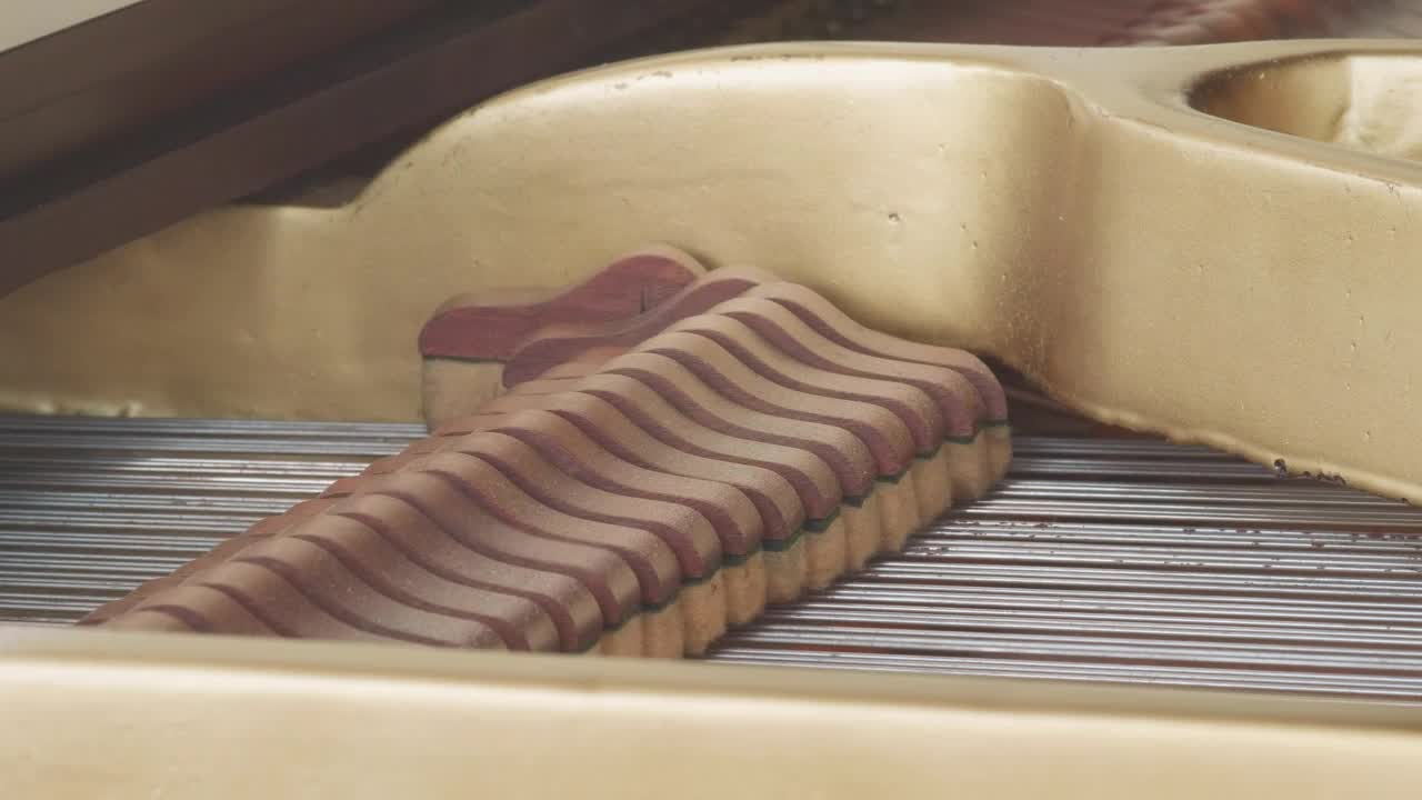 Stock Video Dampers Rising Up Inside A Piano Live Wallpaper For PC - Free Download