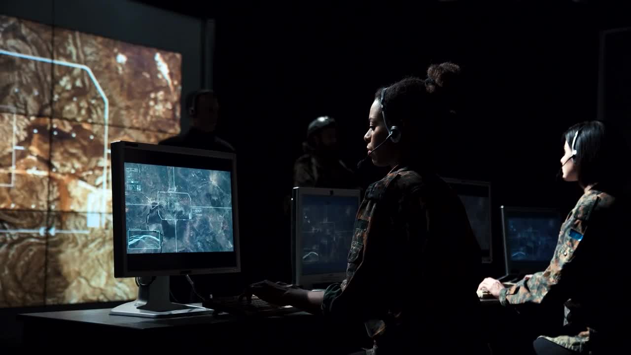 Free Video Stock Soldiers Women On A Missile Launch Center Live Wallpaper - Free Download