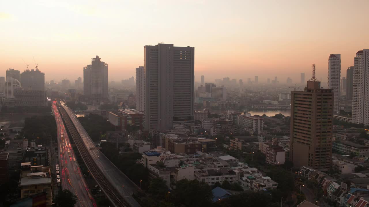 Stock Video Morning Over Bangko Animated Wallpaper - Free Download
