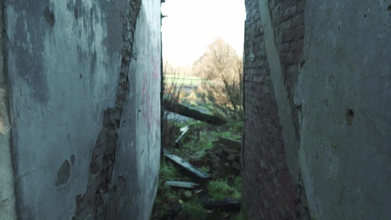 Stock Video Landscape Surrounding An Abandoned House Animated Wallpaper - Free Download