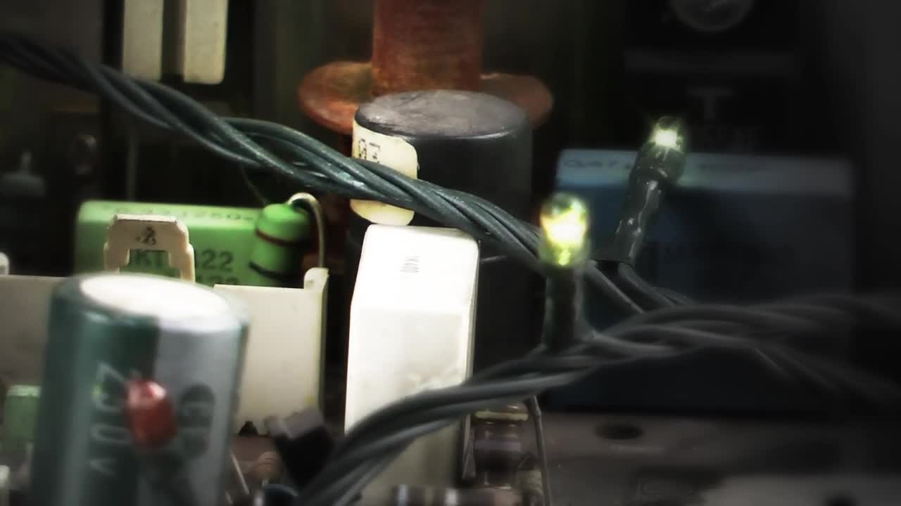 Stock Video Electronic Cards And Lights In Detail Live Wallpaper For PC - Free Download