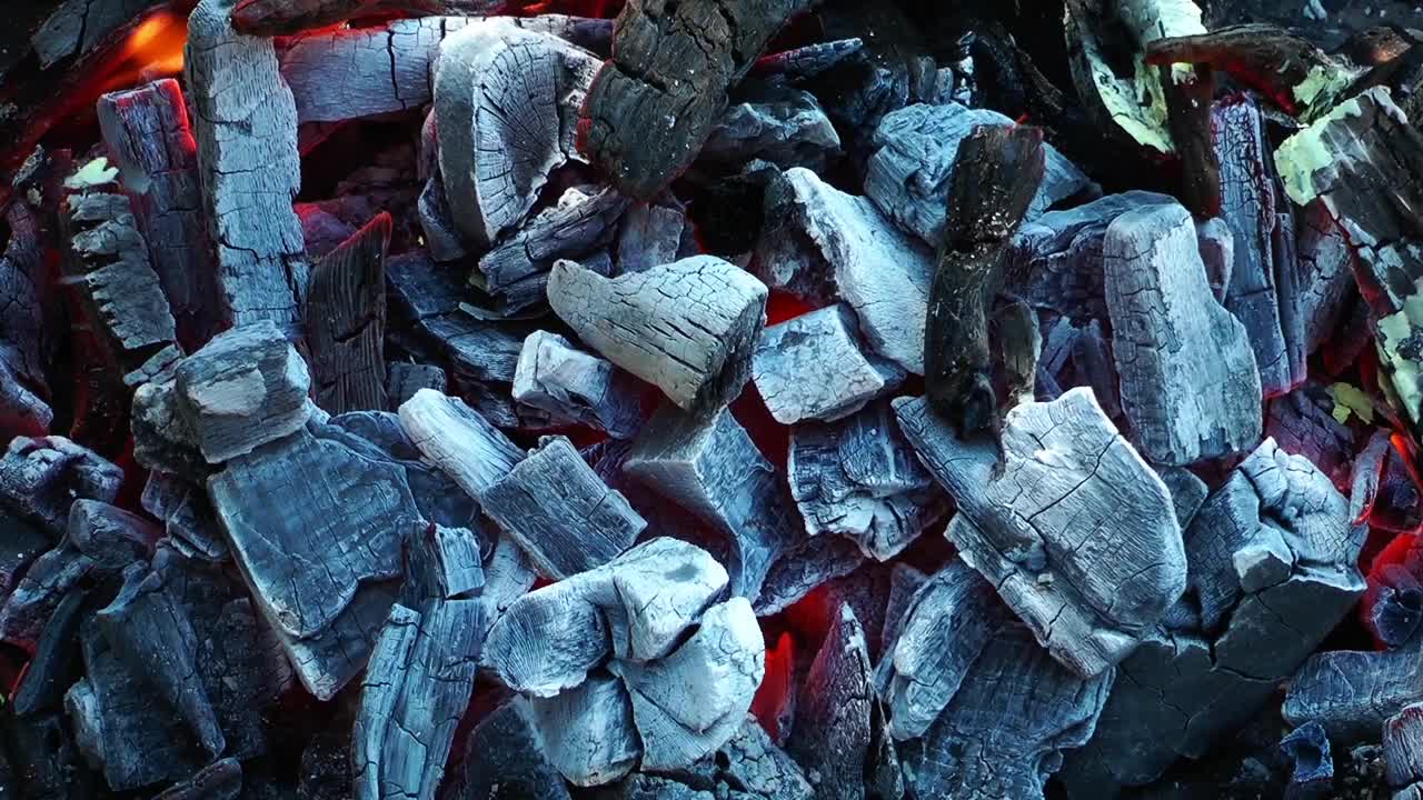 Stock Video Coal In Ashes By Fire Live Wallpaper For PC - Free Download