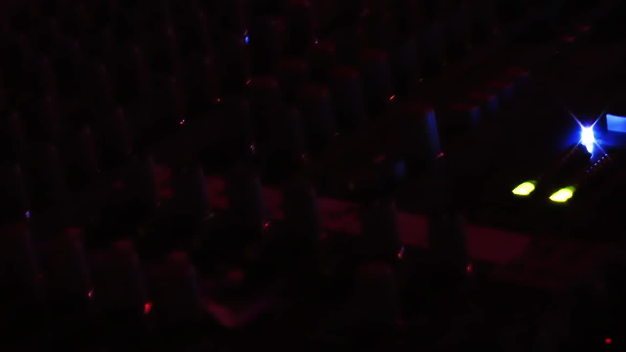 Stock Video Dj Audio Level Console During An Event Live Wallpaper For PC - Free Download