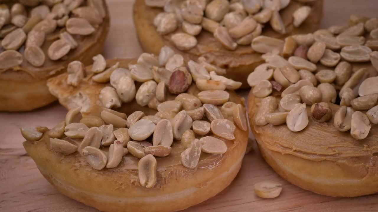 Stock Video Peanut Butter Donuts Live Wallpaper - Free Download