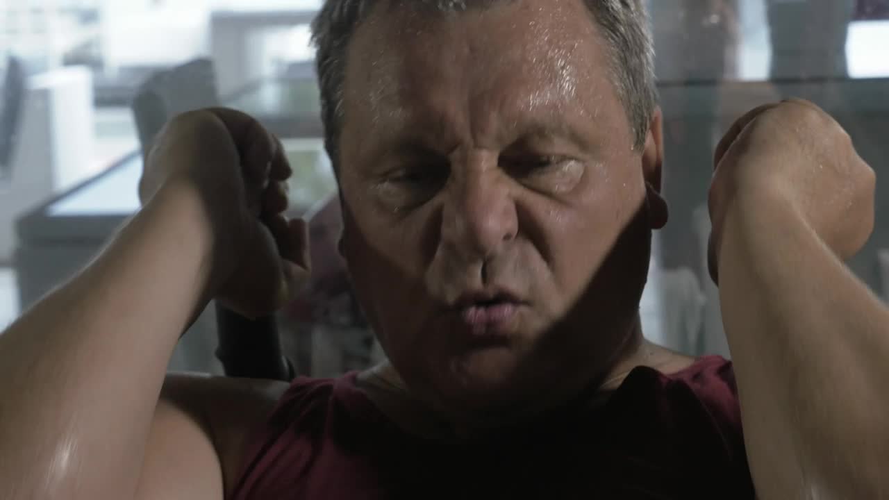 Free Video Stock sweating during a workout Live Wallpaper - Free Download