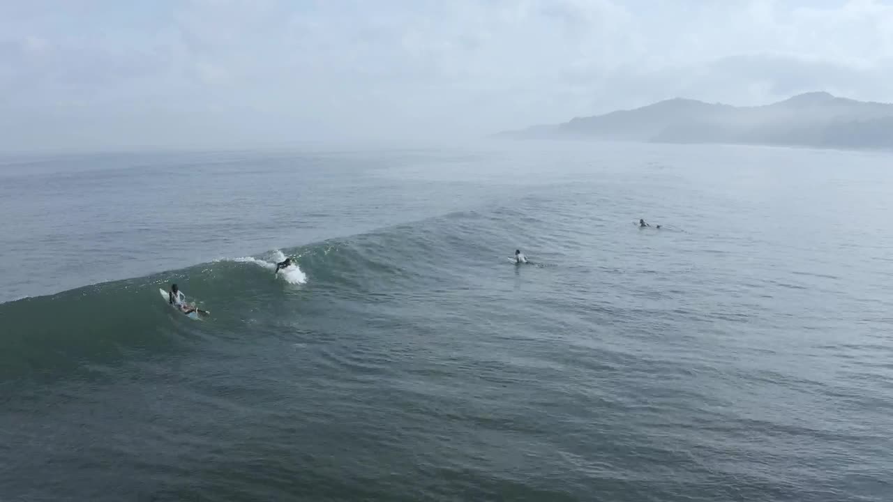 Free Video Stock surfer riding the waves Live Wallpaper - Free Download