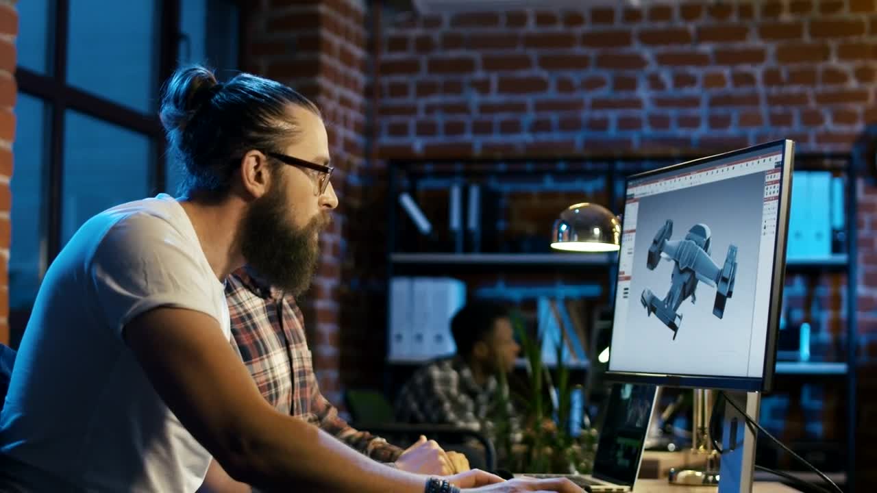 Stock Video Coworkers Working On A Video Game Model Live Wallpaper For PC - Free Download