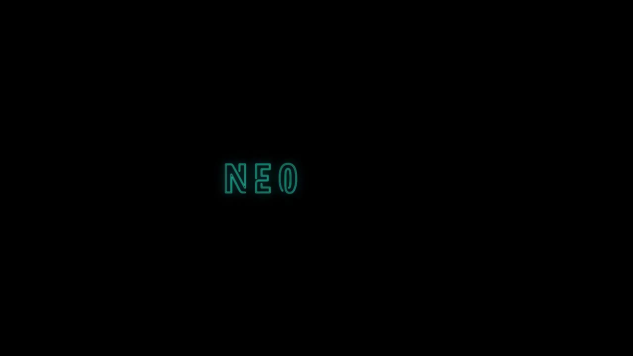 Stock Video Neon Advertisement Title Live Wallpaper - Free Download