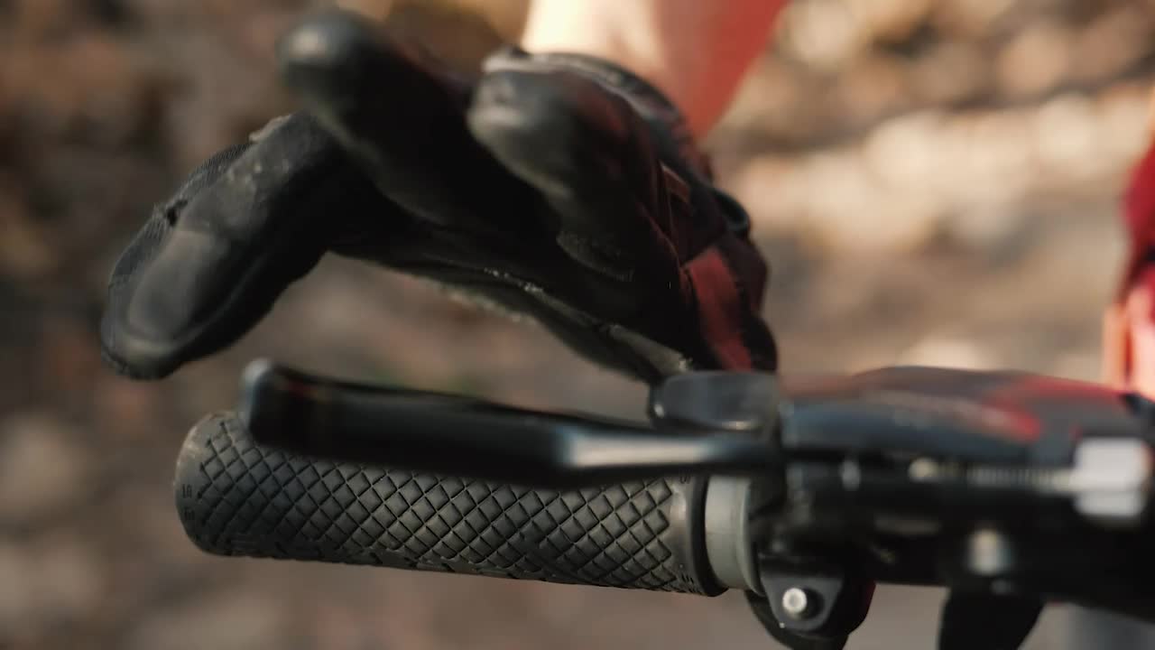 Stock Video Motorcyclist Placing His Hands On The Handlebars Live Wallpaper - Free Download