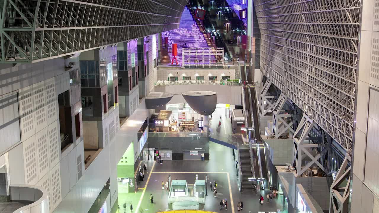 Stock Video Interior Of A Large Shopping Center From Above Animated Wallpaper - Free Download
