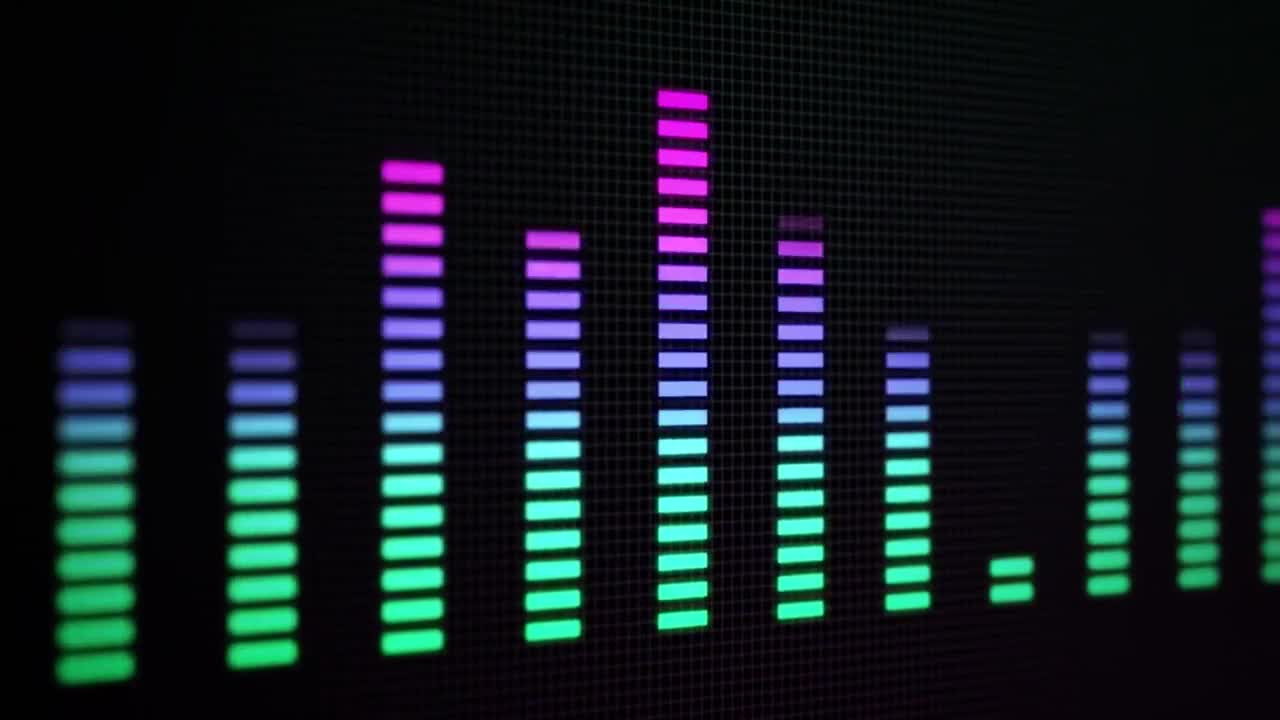 Video Stock Closeup Video Of Screen With A Db Levels In Motion Live Wallpaper For PC - Free Download