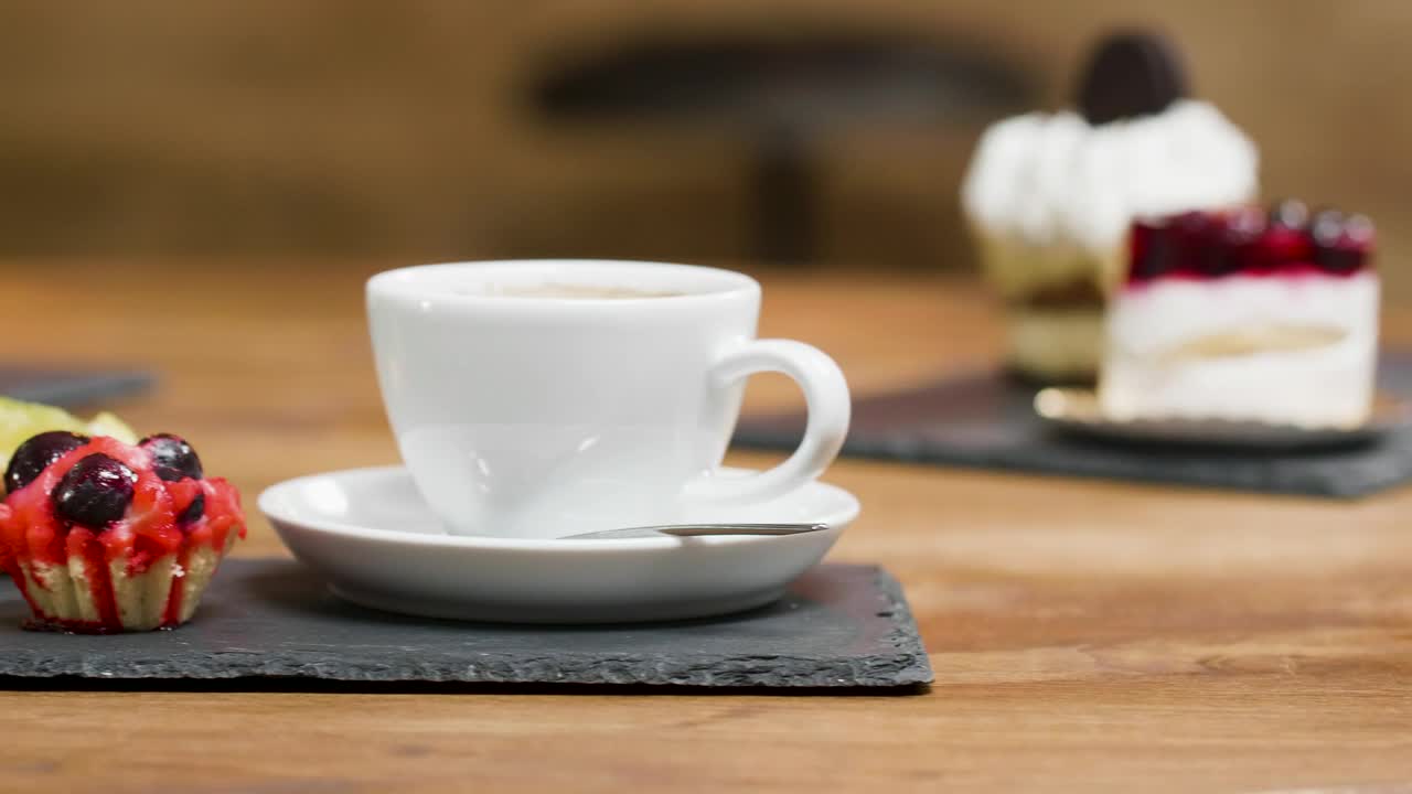 Free Video Stock tea and cakes in a cafe Live Wallpaper - Free Download