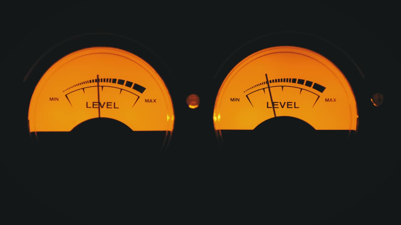 Free Stock Video Vintage Volume Level Indicators Live Wallpaper - Free Download