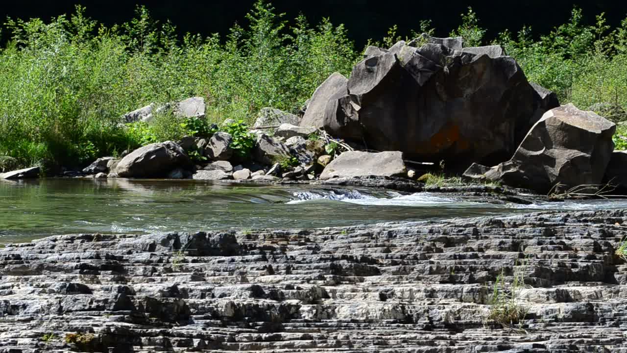 Free Stock Video River Over Rock Formations Live Wallpaper - Free Download