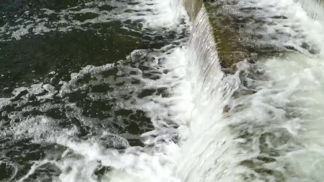 Stock Footage Water Rushing Over Steps Live Wallpaper - Free Download