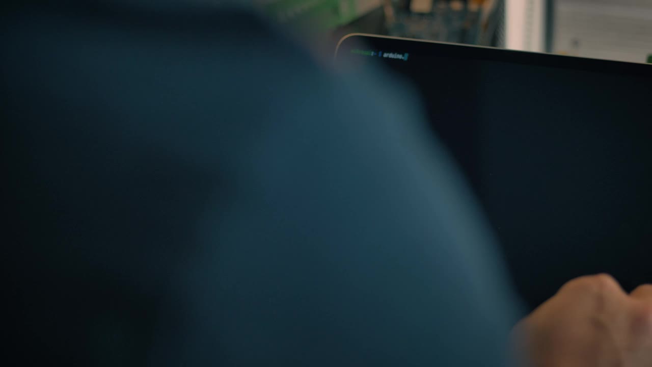 Stock Video Engineer Programming On A Tablet In His Workshop Live Wallpaper For PC - Free Download