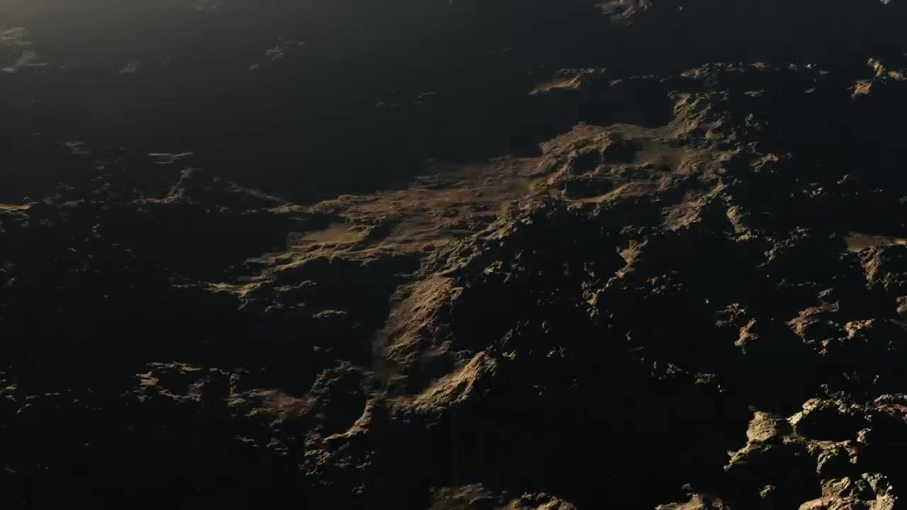 Stock Video Flying Over A Planet Lost In Space Live Wallpaper For PC - Free Download