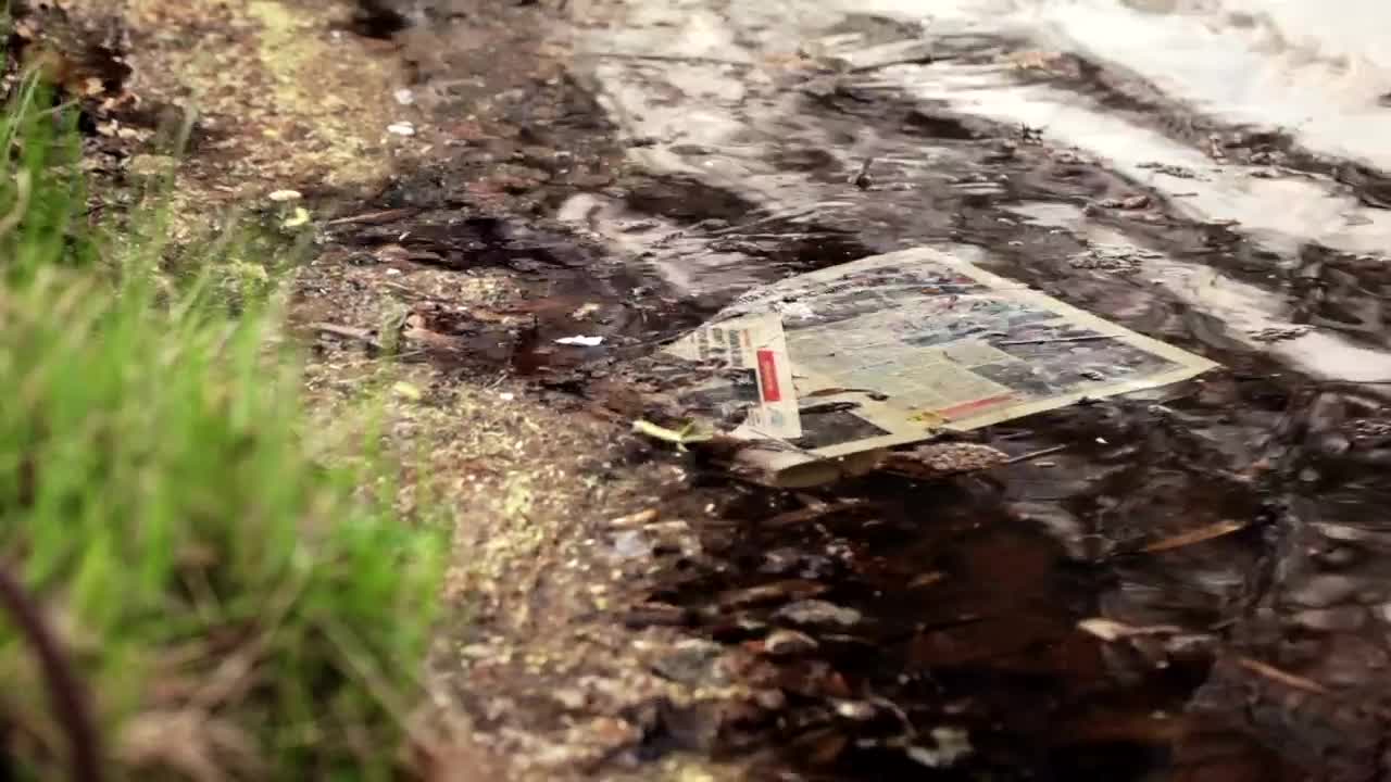 Stock Video Newspaper Abandoned In The Water Live Wallpaper - Free Download