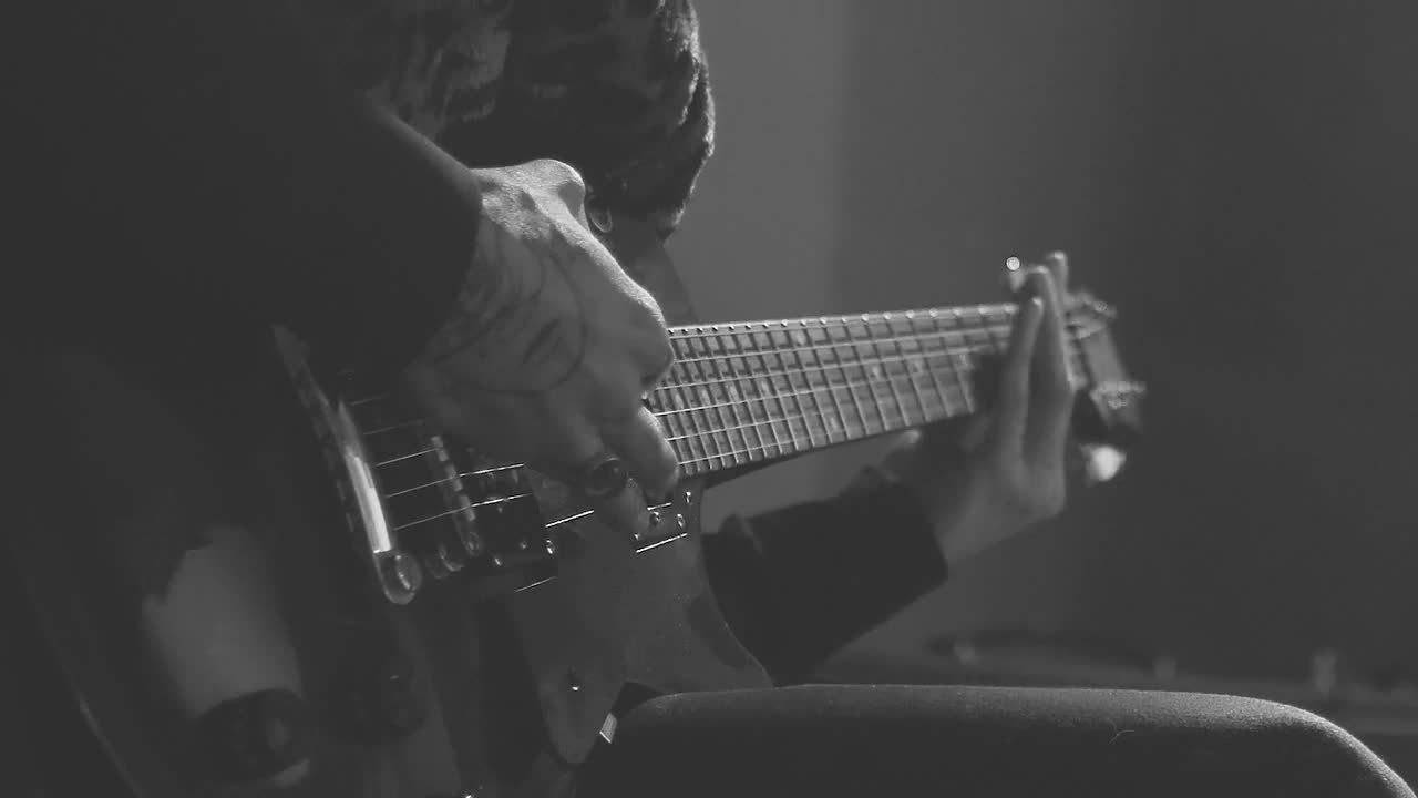 Stock Video Guitarist Playing A Guitar Live Wallpaper For PC - Free Download