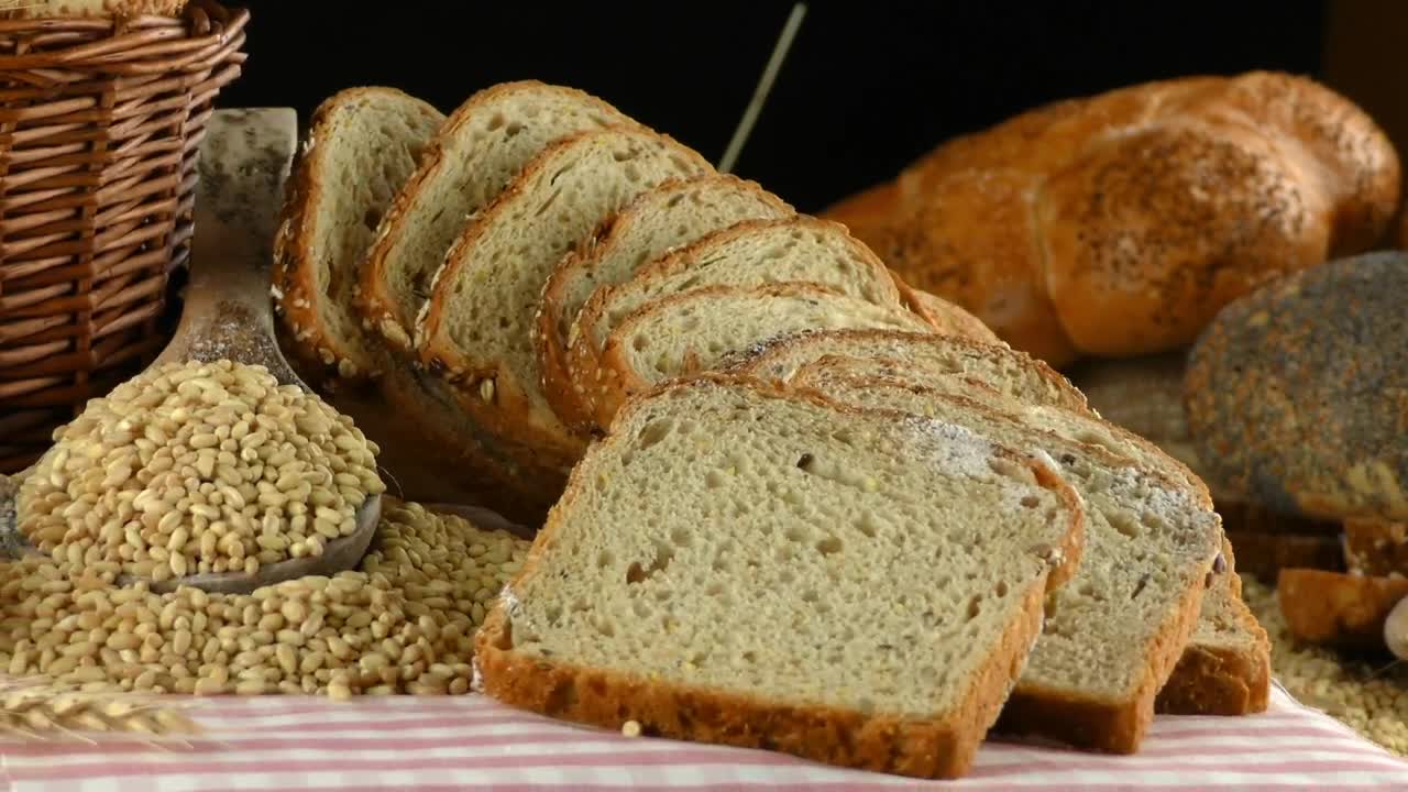 Video Stock Presentation Of Bread Wheat Eggs Flour Rotating Live Wallpaper Free - Free Download