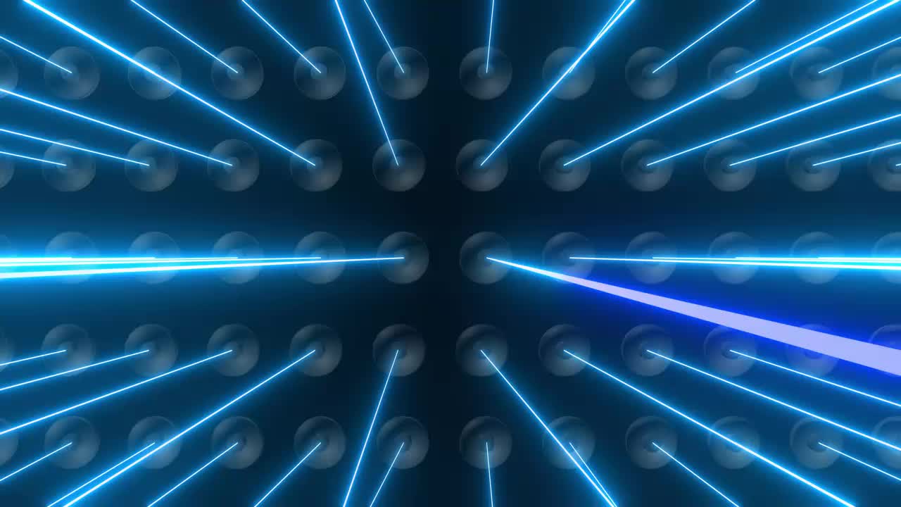 Free Stock Video Rows Of Spheres Flashing Rays Of Light Live Wallpaper - Free Download