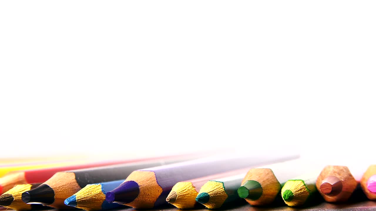 Stock Video Colored Pencils In Detail Live Wallpaper For PC - Free Download