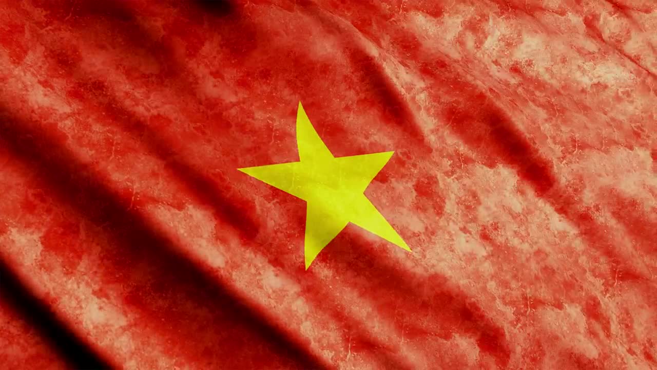 Stock Video Faded Vietnam Waving D Flag Live Wallpaper For PC - Free Download
