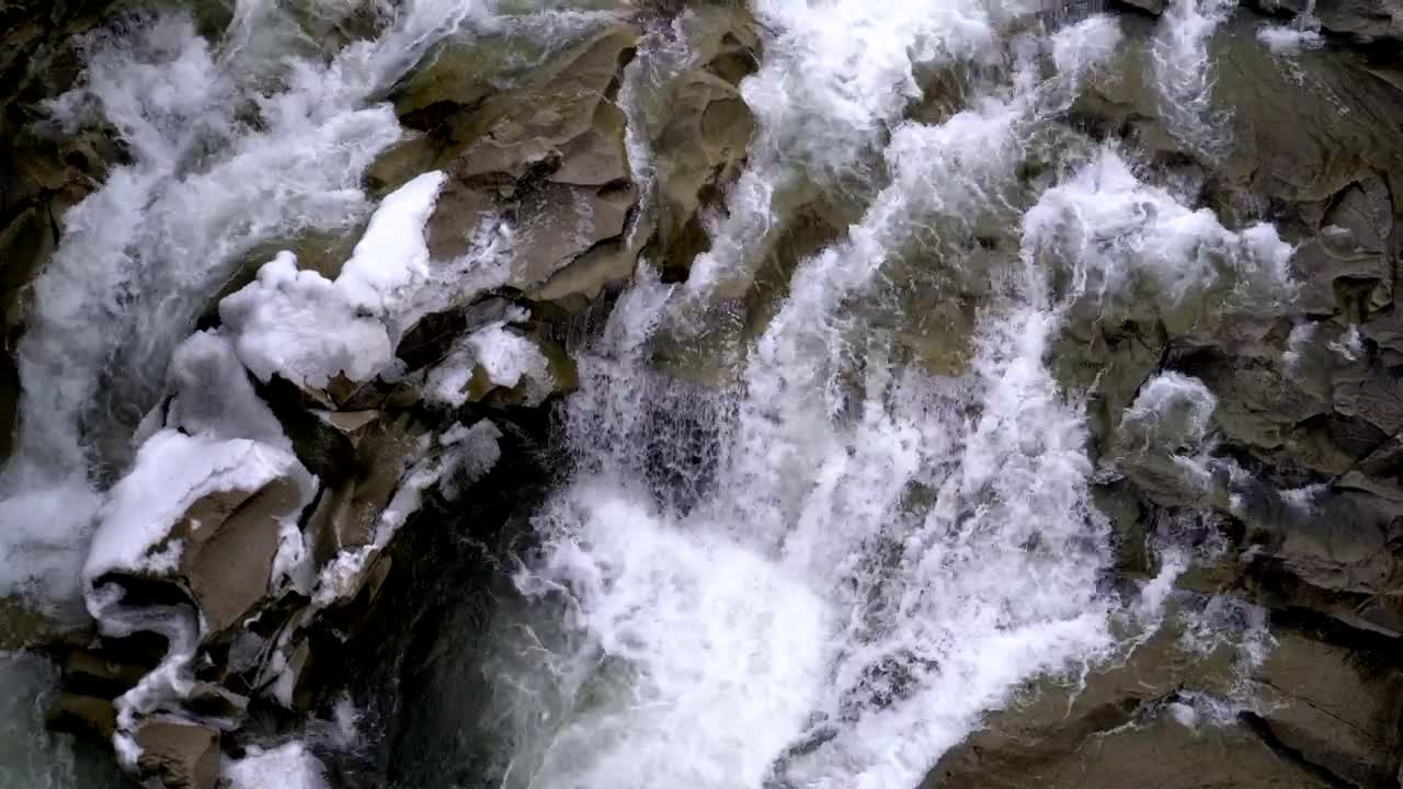 Free Stock Video Water Flowing Through The Rocks In The Mountain Live Wallpaper - Free Download