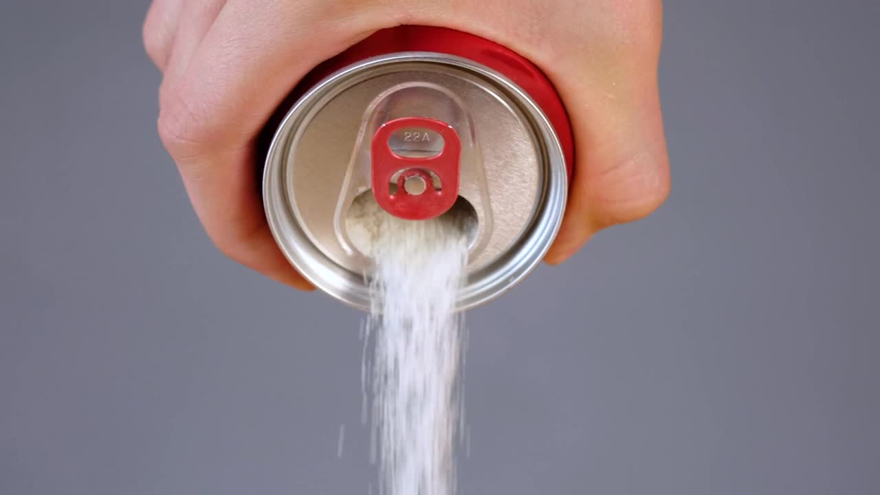 Free Video Stock Spilling White Sugar Falling Out Of A Soda Can Live Wallpaper - Free Download